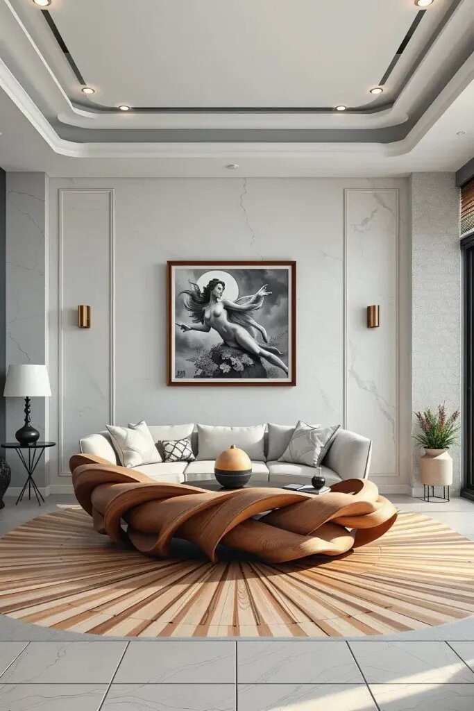 Artistic Inspiration: Designer Living Rooms Inspired by Stunning Art Installations