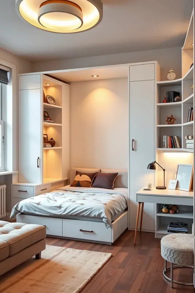 Murphy Beds That Disappear Into the Wall
