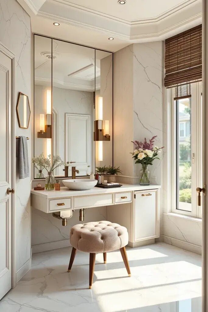 Built-In Makeup Stations and Vanity Seats - photo 2