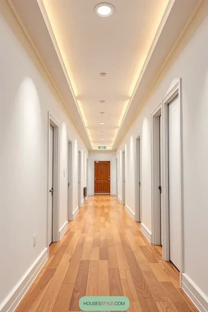 Recessed Lighting Ideas for Narrow Hallways - photo 2