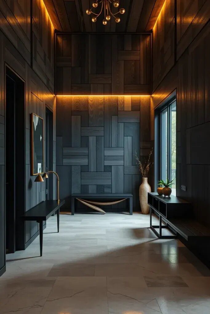 Charred Wood Panels: The Shou Sugi Ban Look