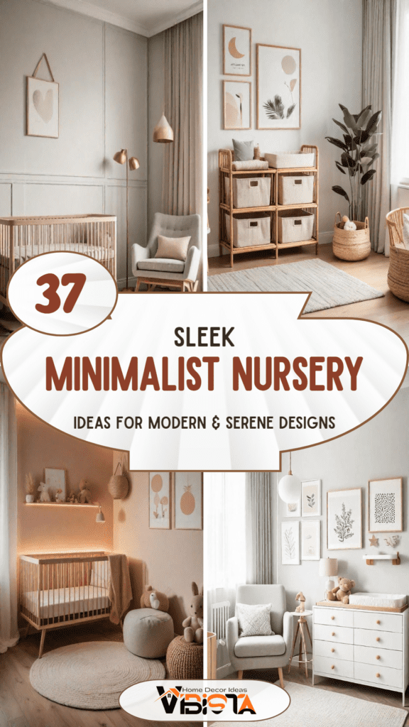 37 Sleek Minimalist Nursery Ideas: Modern, Serene Designs
