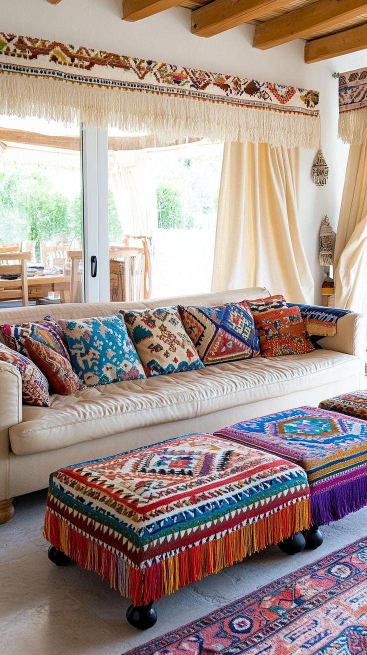 11. Travel-Inspired Boho Nook