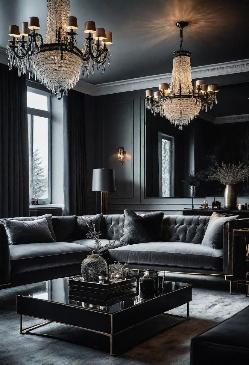 29. Winter White Glamour Decor