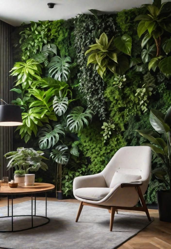 28. Self-Watering Living Plant Wall