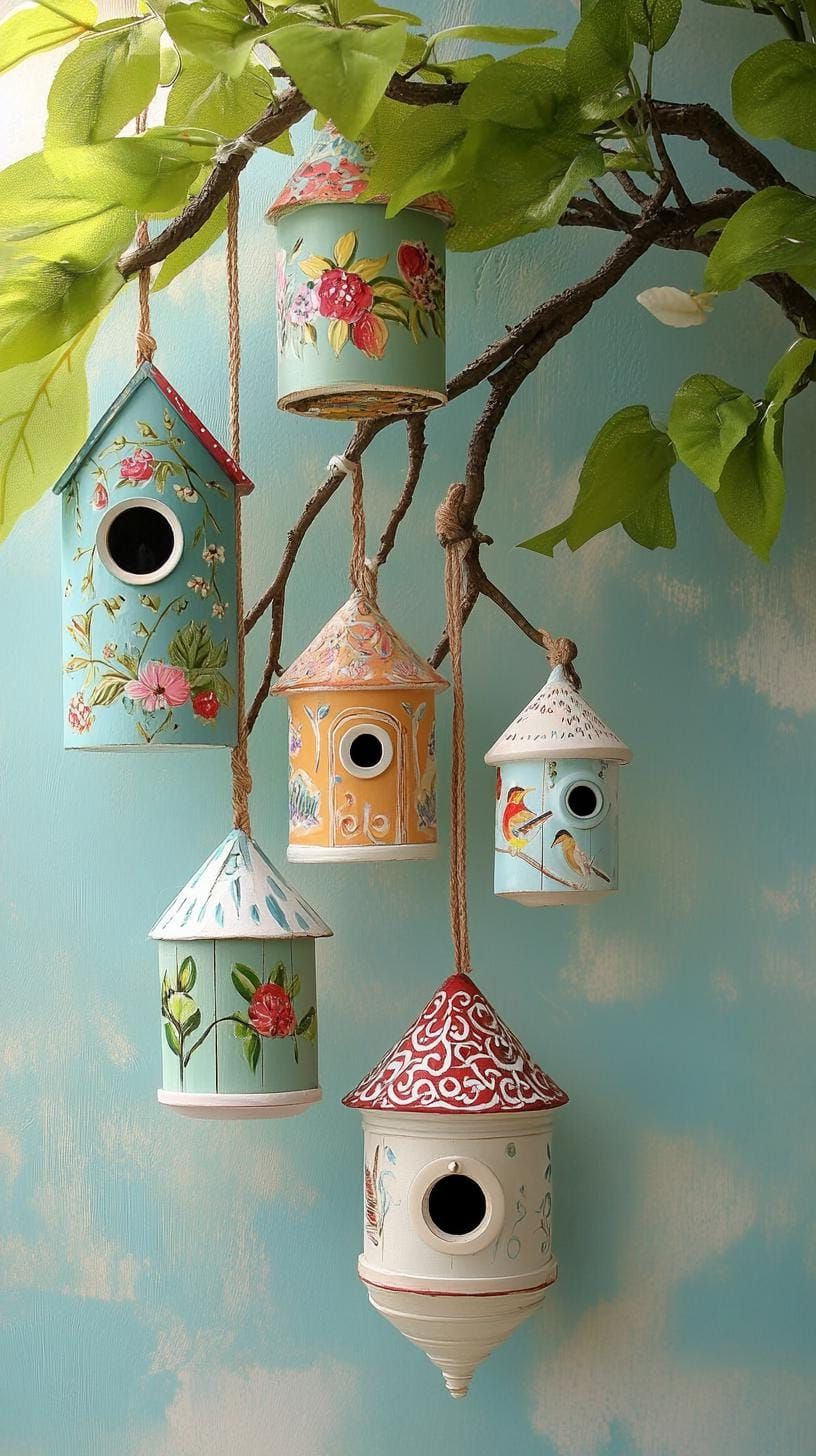 10. Little Birdhouses Swaying in the Trees - photo 3