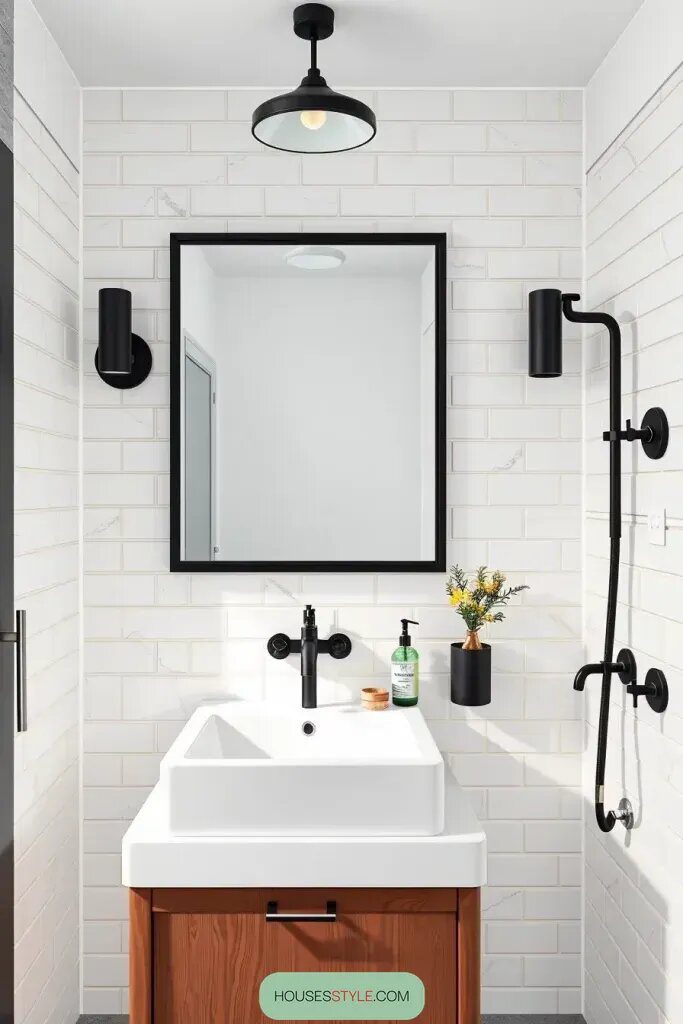 Matte Black Fixtures Make a Bold Statement - photo 2