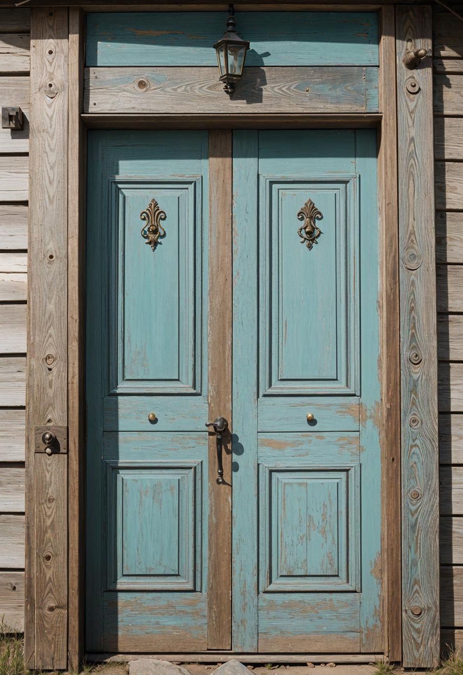 6. Vintage Farmhouse Door Styles