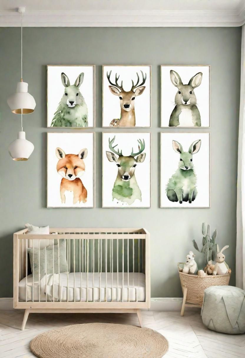20. Watercolor Animal Wall Prints