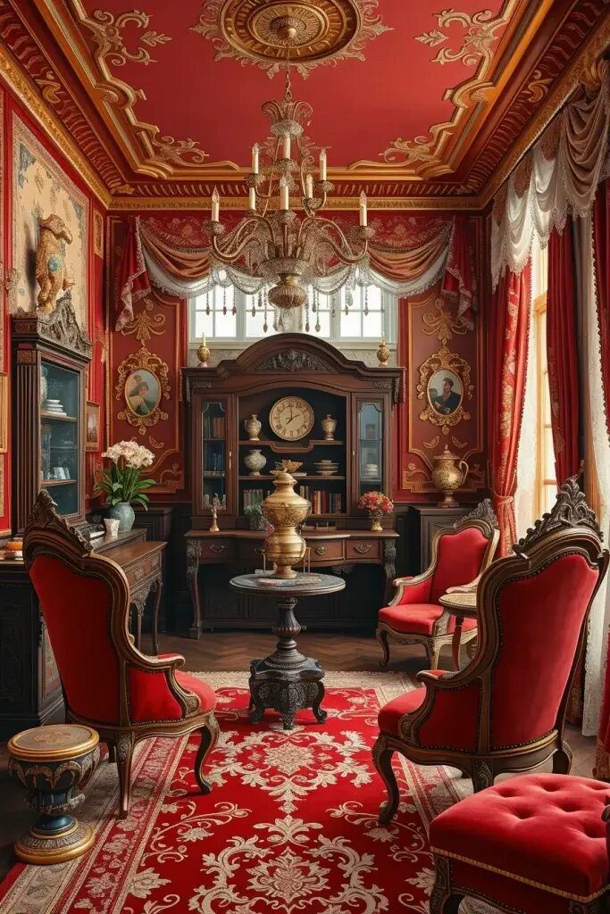 Russian Heritage Decor and Ornate Detail