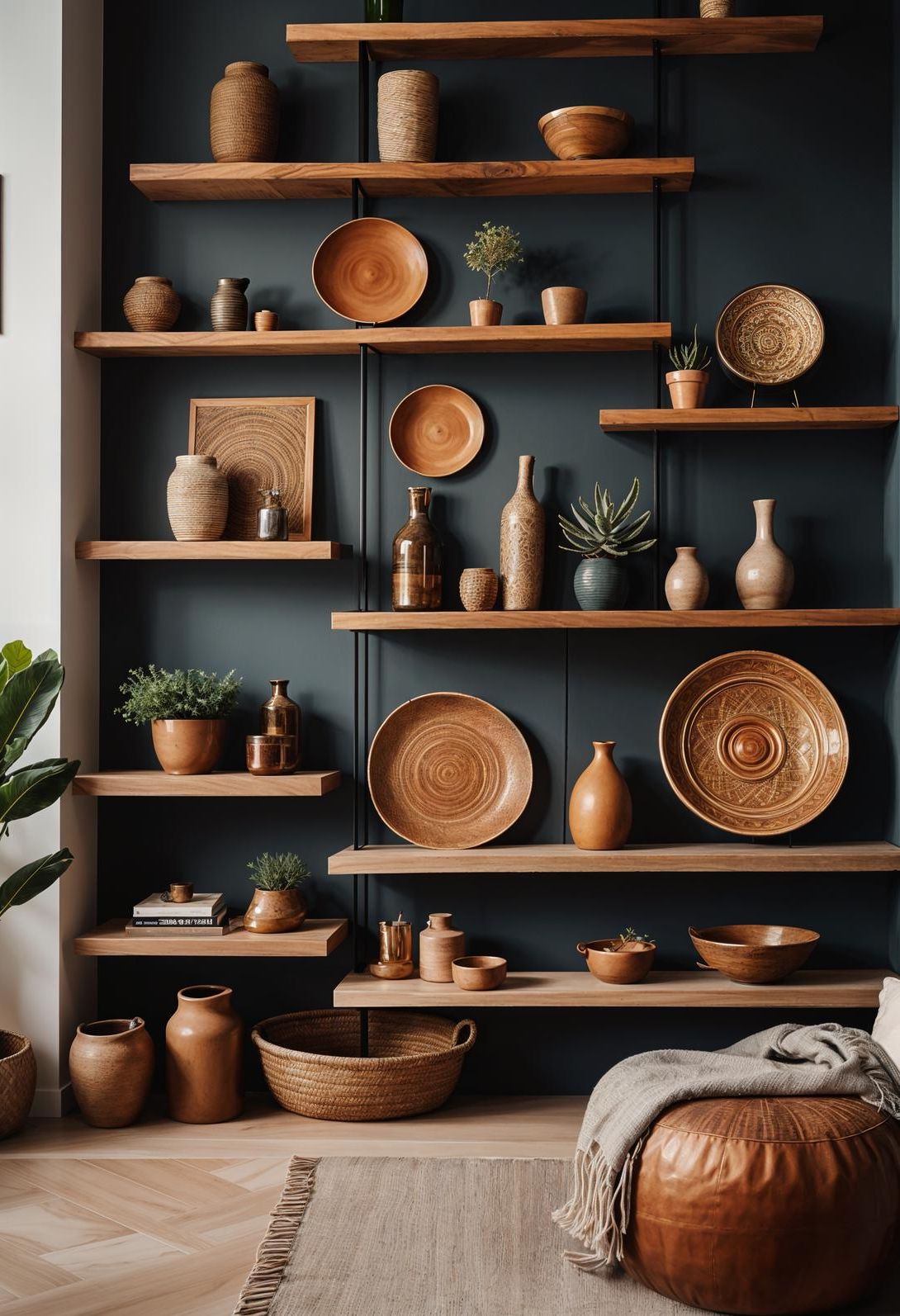 24. Shelf Display for Handmade Crafts