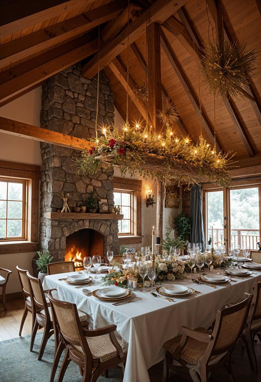 16. Rattan Ceiling Accents for Christmas - photo 3