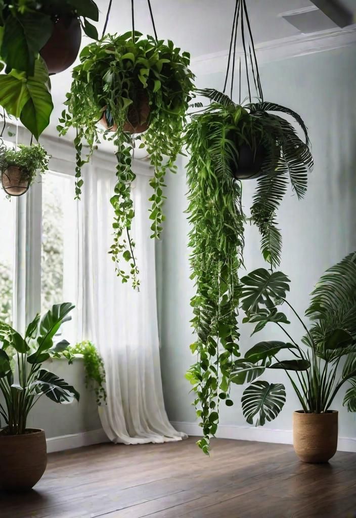 13. Ceiling Hooks for Trailing Plants