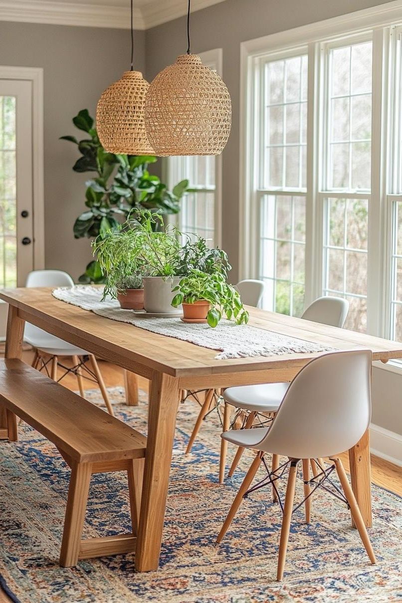 9. Mixed Dining Chair Styles