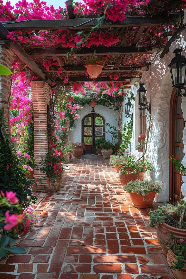 8. Warm Terracotta Paver Patio Ideas