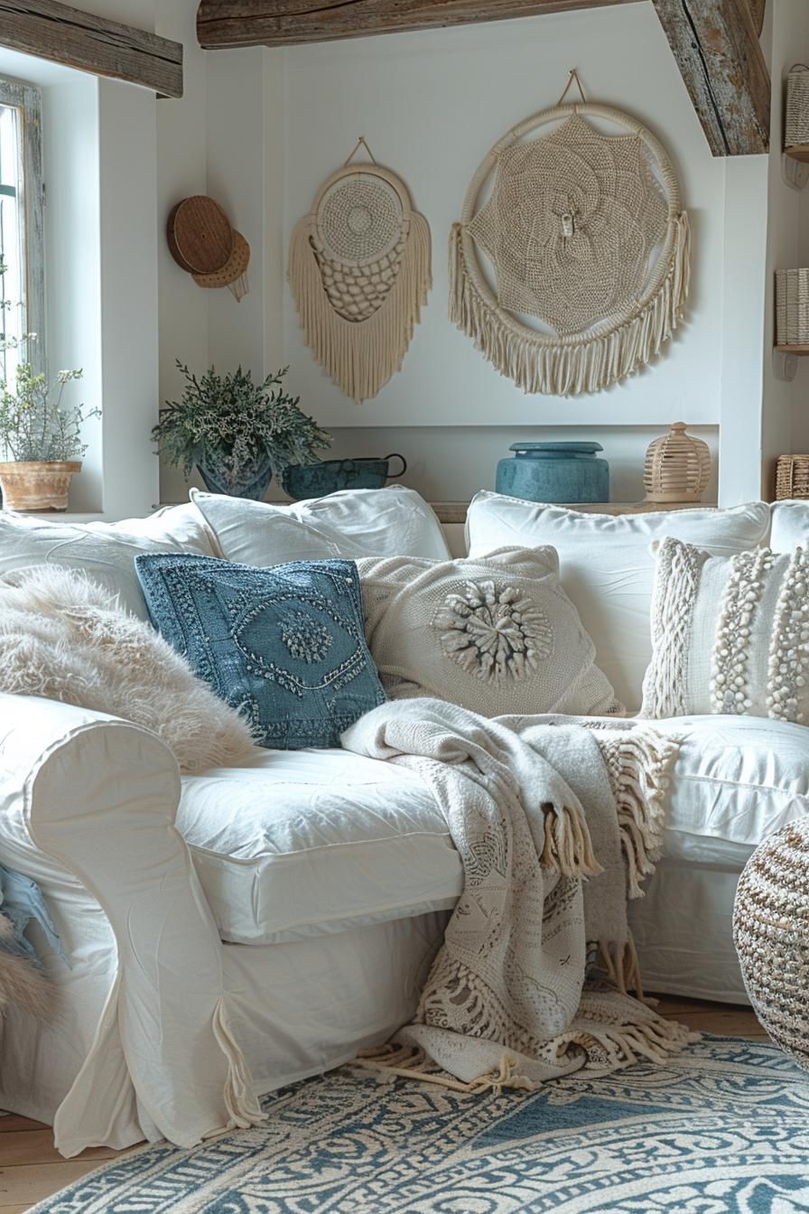 15. Boho Coastal Dreamcatcher Decor - photo 3