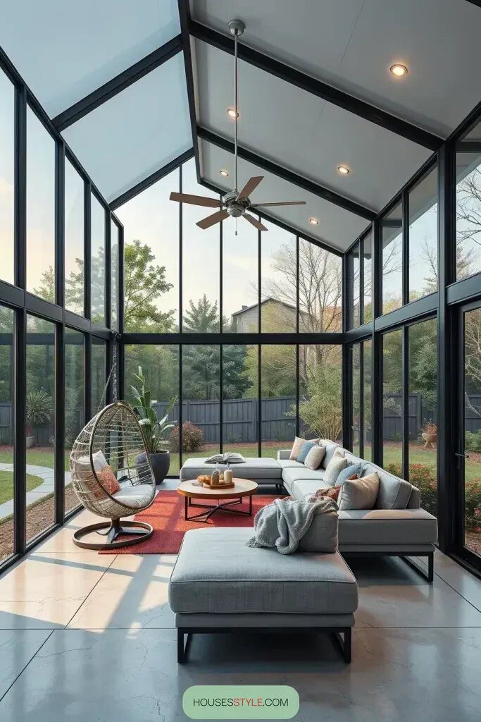 Modern Screened Porch Ideas For Contemporary Homes - photo 2