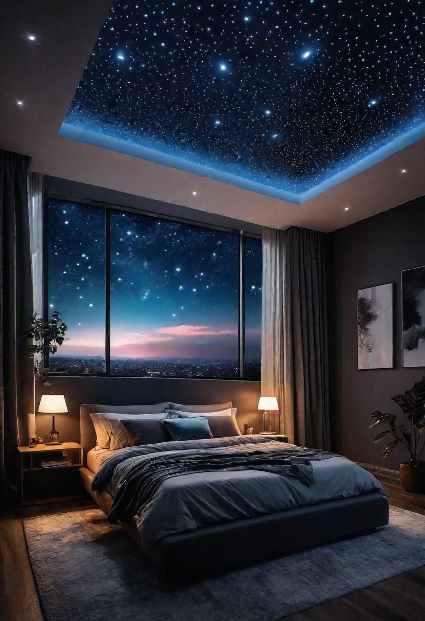 3. Starry Ceiling LED Lights