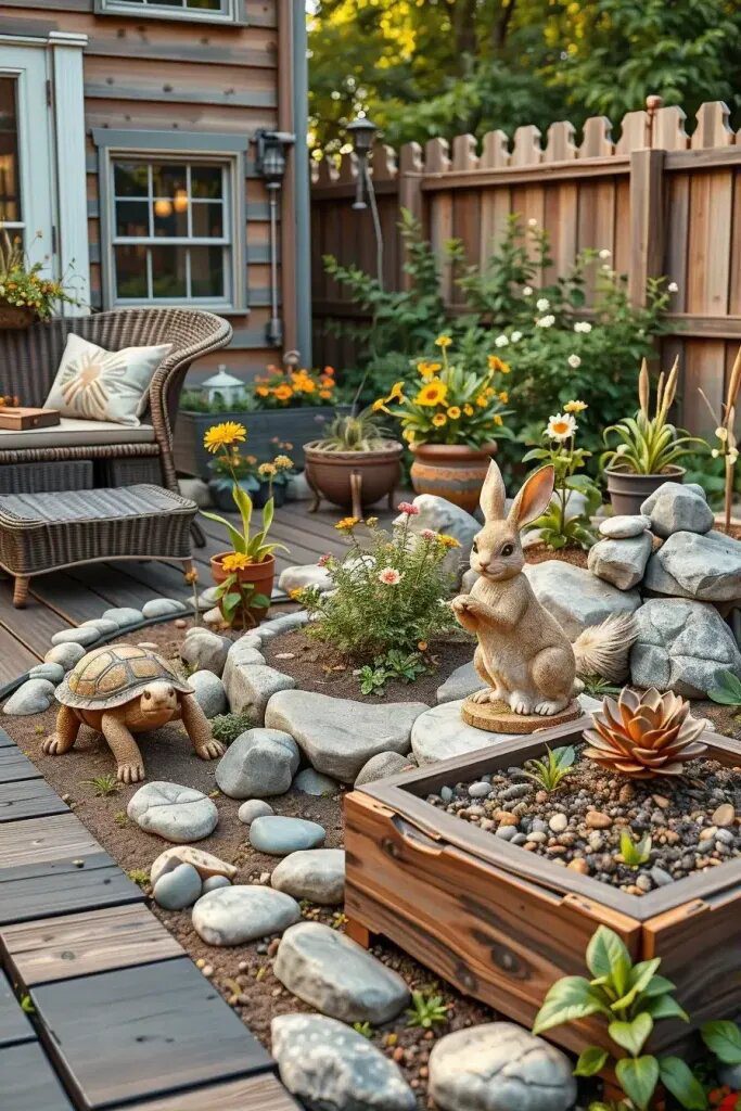 Realistic Animal Statues for a Natural Garden Feel