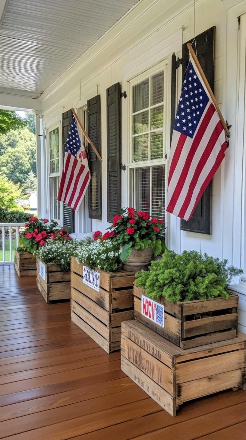 21. Americana Style With Flag Colors - photo 2