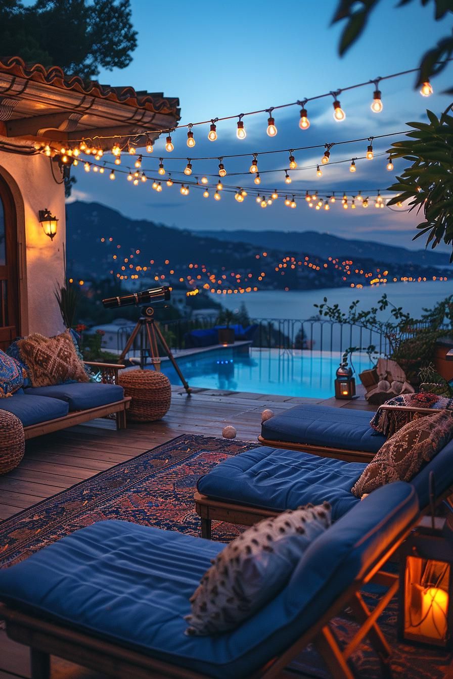 13. Firepit Lounge Under the Stars