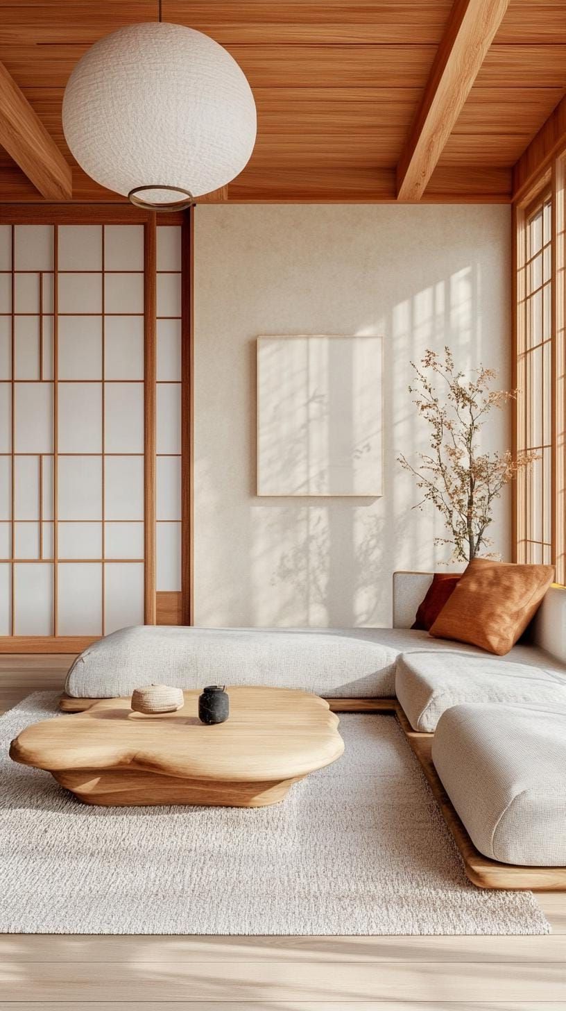 4. Shoji Screen Doors with Nordic Touches