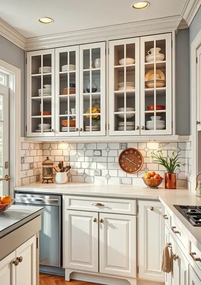 Glass Cabinet Doors for a Bright, Classic Look - photo 2