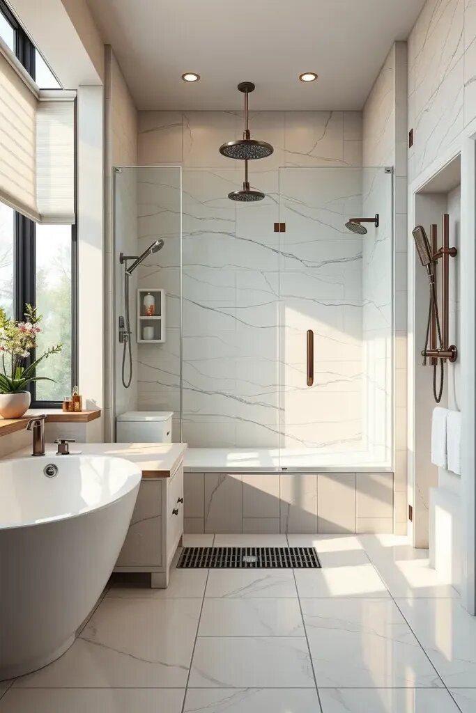 Frameless Glass Walk-In Wet Rooms