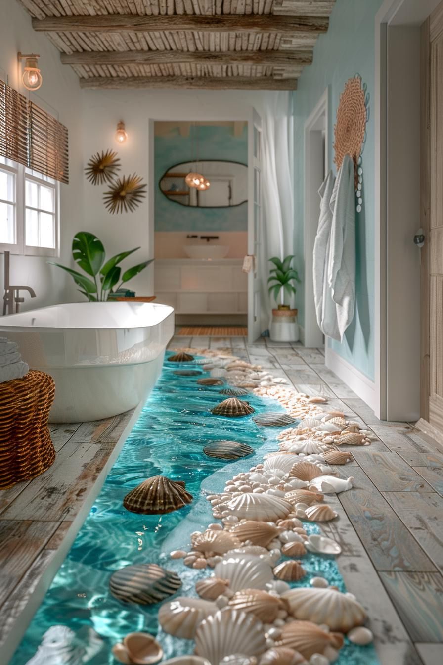 13. Caribbean-Themed Bathroom Design - photo 2