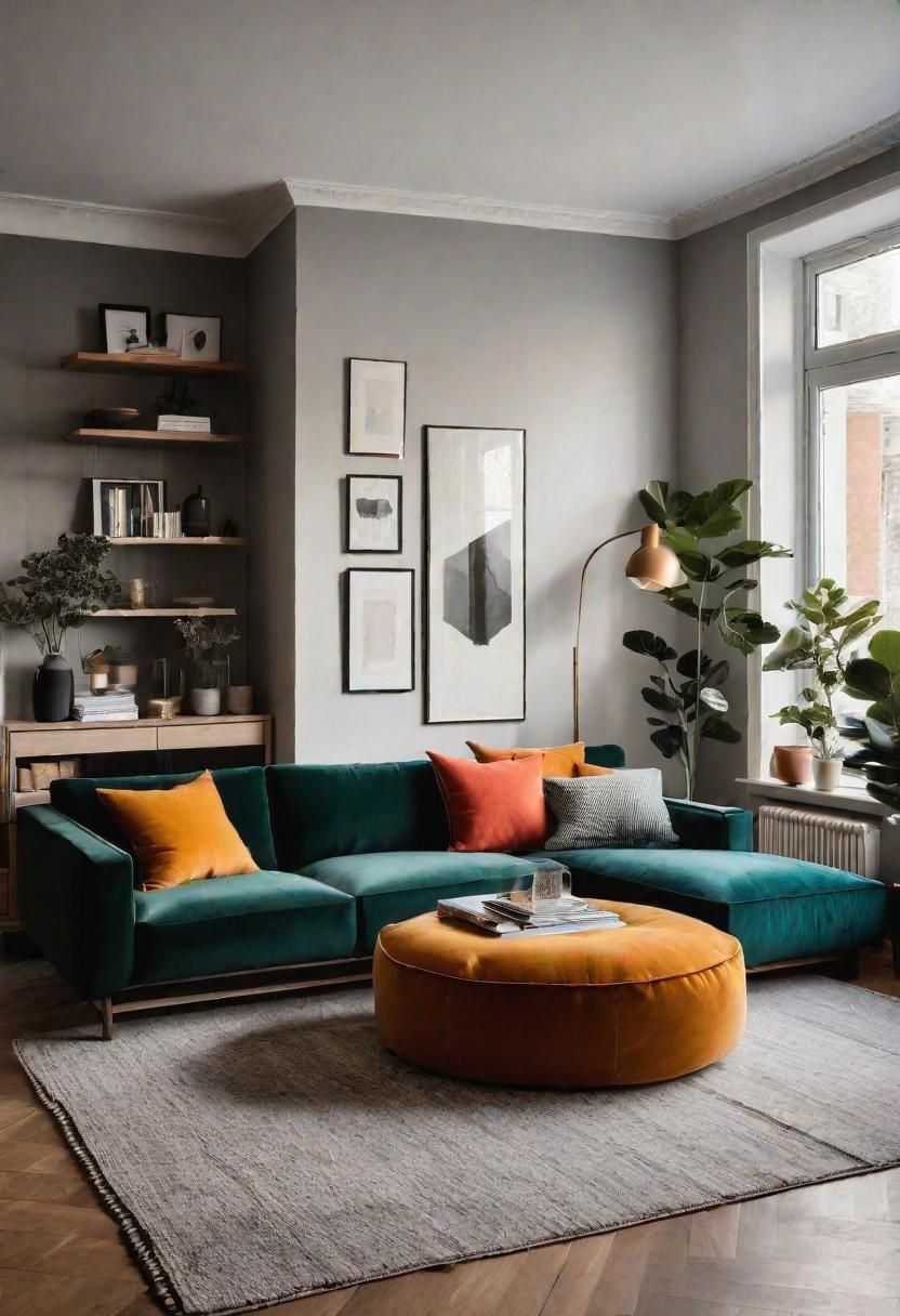 31. Floor Cushions as Extra Seating