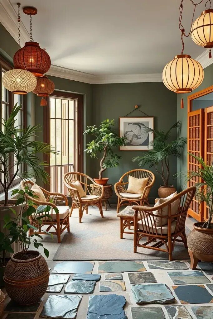 Vietnamese Bamboo Accents and Earthy Tones - photo 2