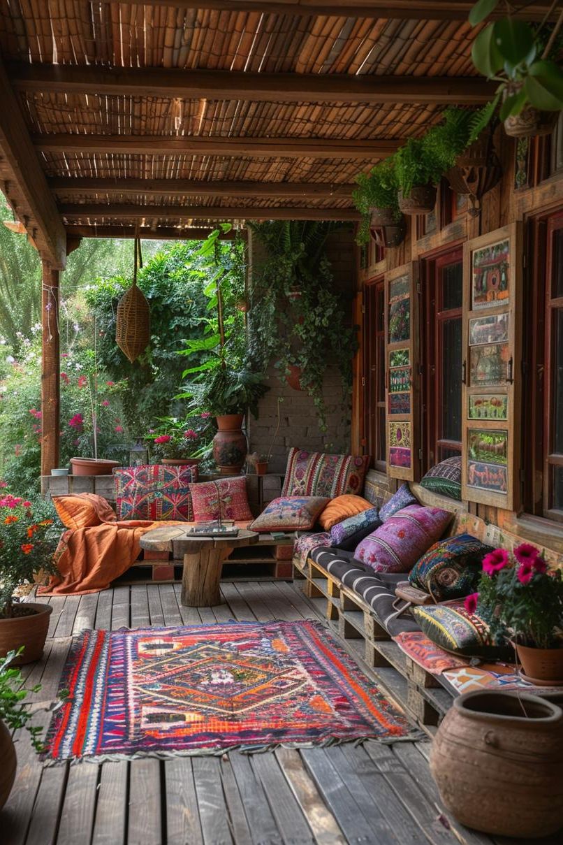 4. Bohemian Pallet Lounge Area - photo 3