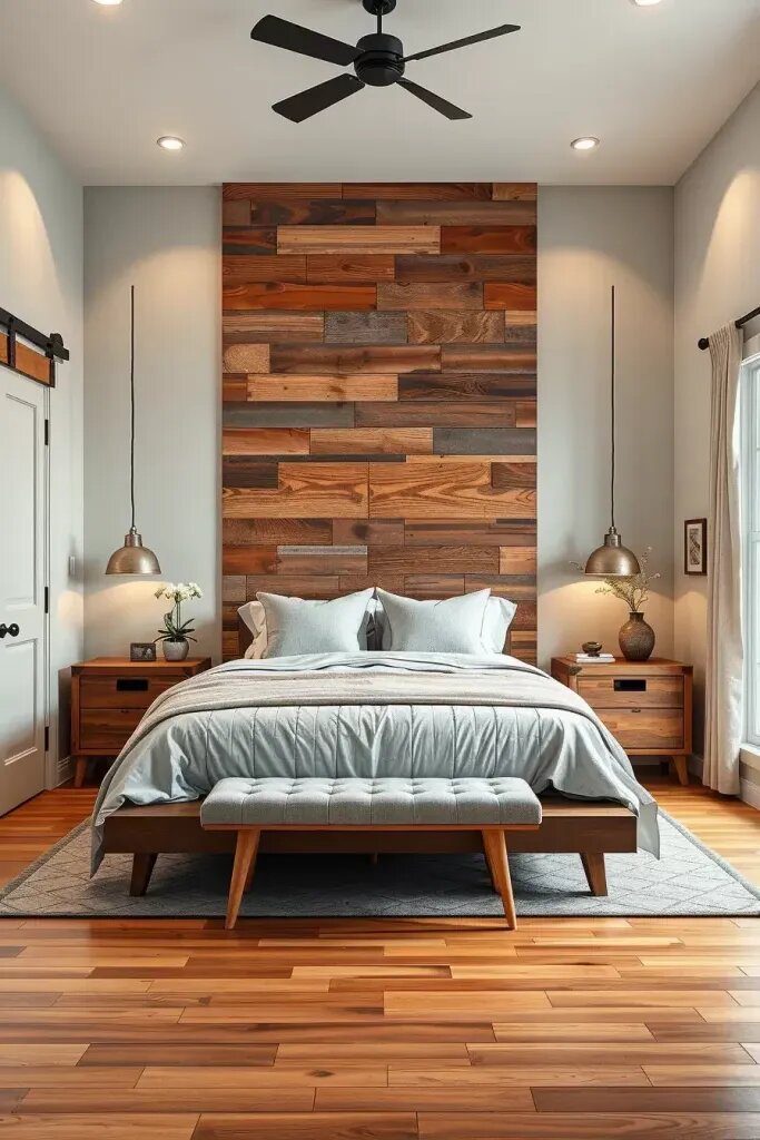 Reclaimed Wood Accents for Rustic Ambiance