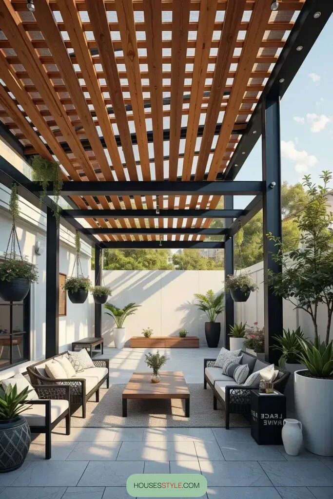 Metal Shade Structures With Architectural Style - photo 2