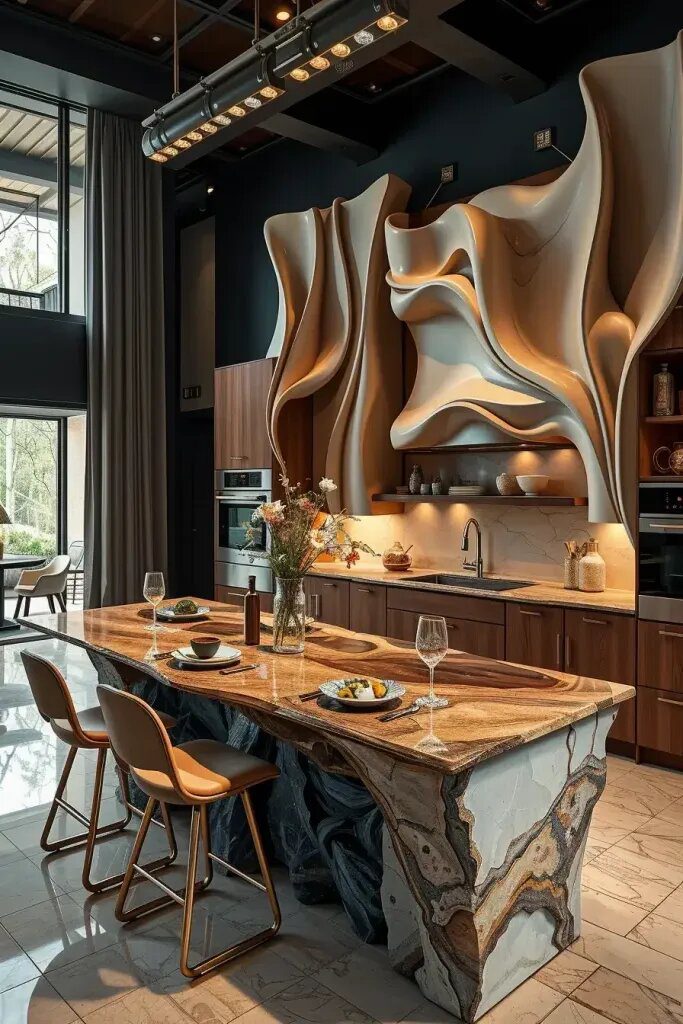 When kitchens become sculptures
