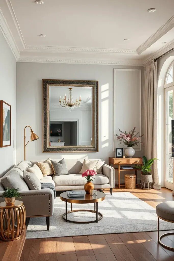 Designer Mirrors To Open Up A Room