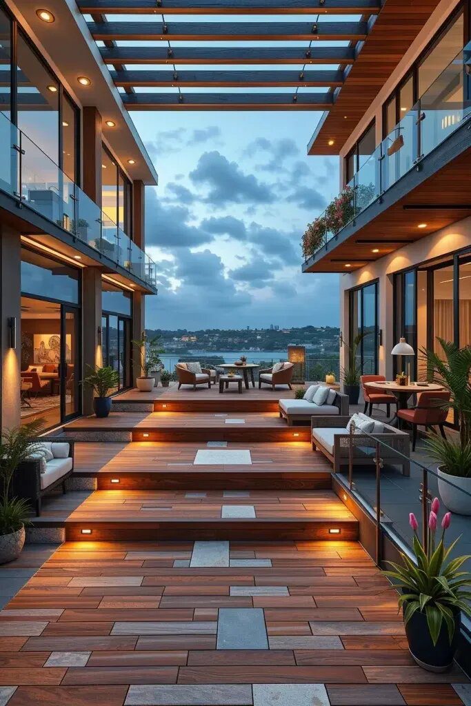 The Charm of Multi-Level Terrace Architecture