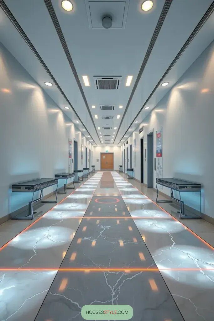 Theater-Style Hallway Floors With Embedded LEDs - photo 2