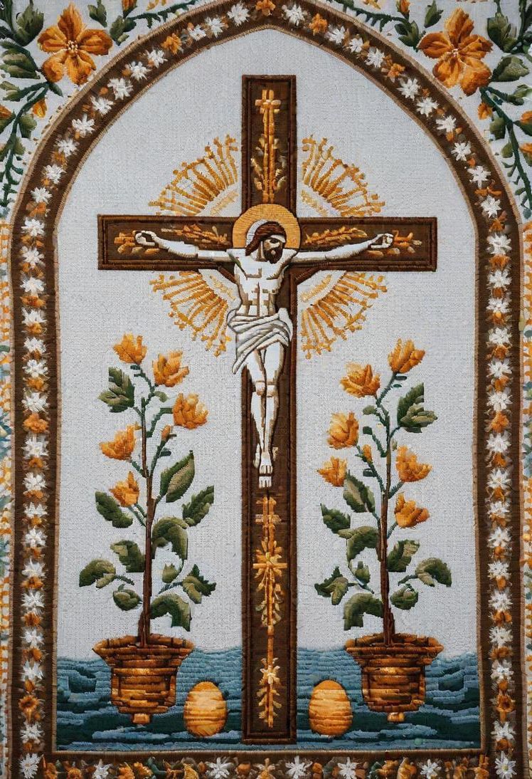 12. Cross Stitch Scripture Wall Panels - photo 3