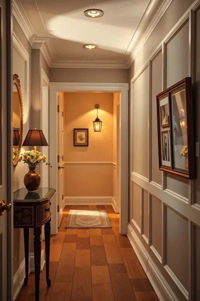 Architectural Molding and Paneling for Hallways - photo 2