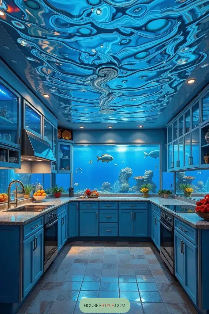 Underwater-Themed Kitchens With Glass Ceilings - photo 2