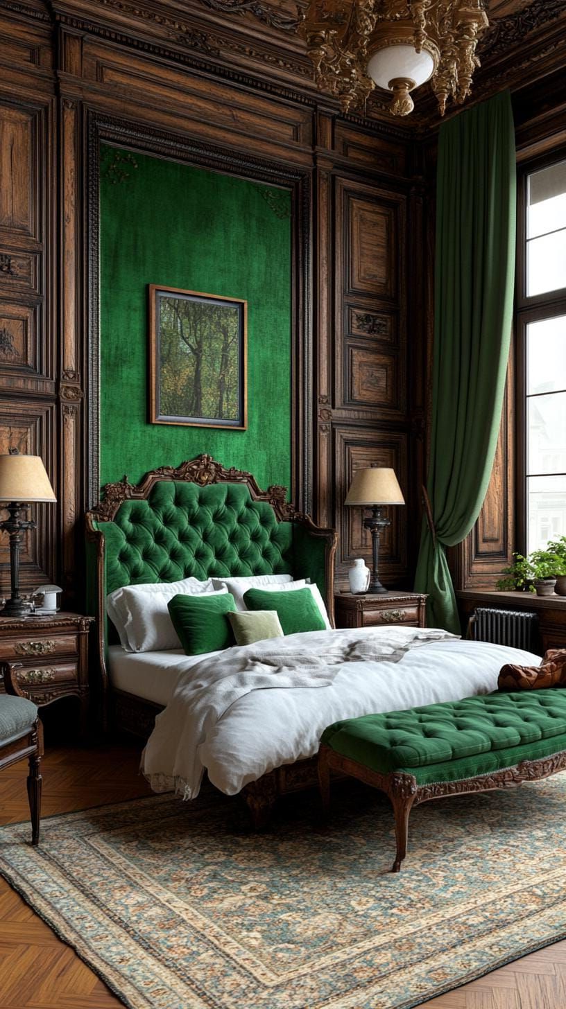 2. Vintage Forest Bedroom - photo 3