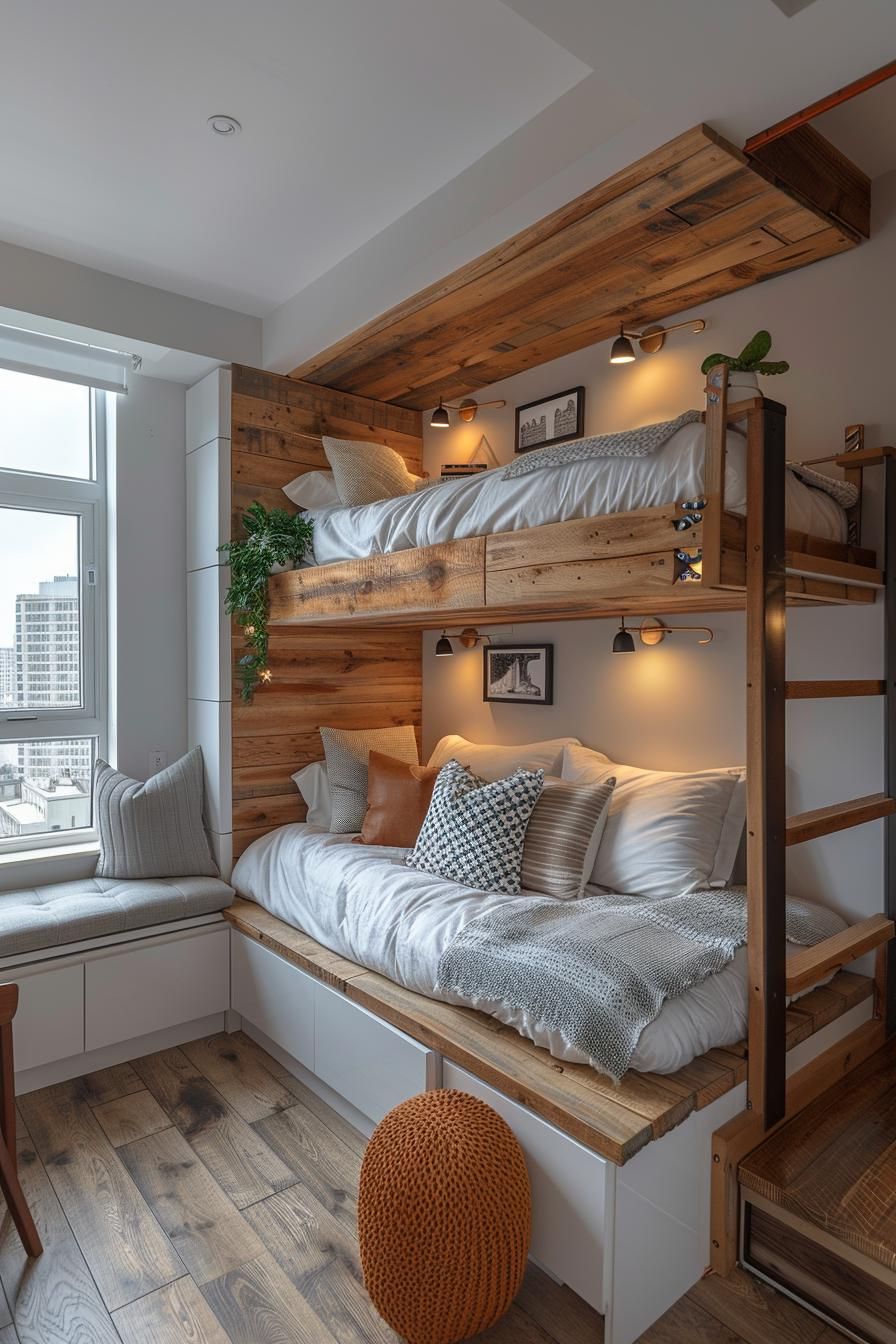 8. Rustic Chic Dorm Decor