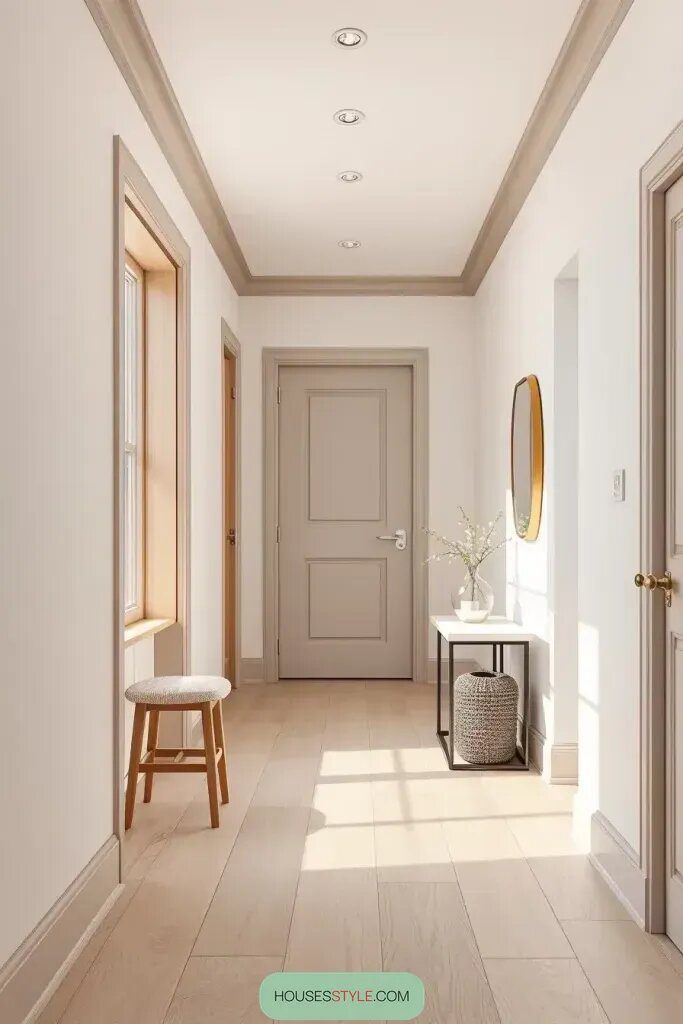 Choosing Neutral Colors for a Welcoming Hallway - photo 2