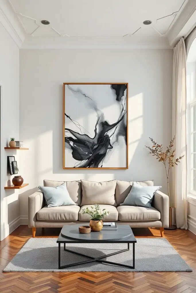 How to Use Statement Wall Art in Small Spaces - photo 2