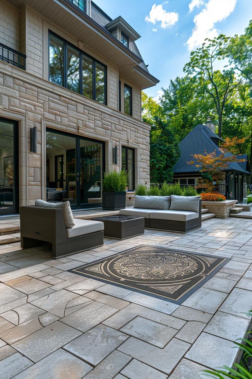 13. Circular Mandala Patio Layout - photo 2