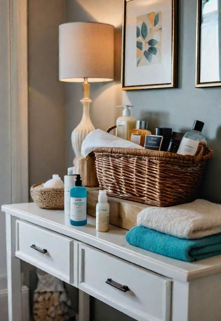 9. Prepare a Welcome Basket and Toiletries