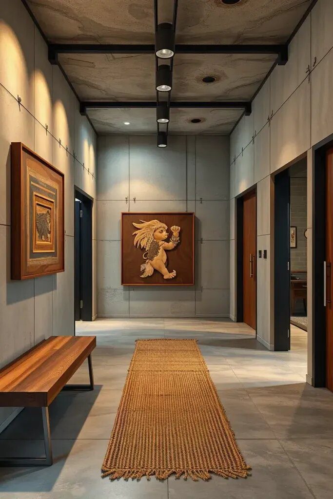 Rough-Hewn Hallways Full of Character - photo 2