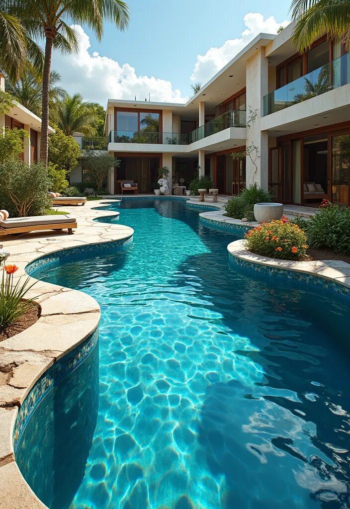 14. Artistic Pools That Spark Creativity
