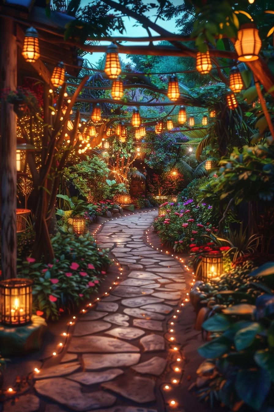 1. Enchanting Bohemian Lighted Garden Trails - photo 3